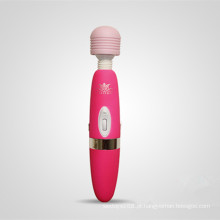 Massager impermeável da cabeça de borracha para mulheres Injo-AV004